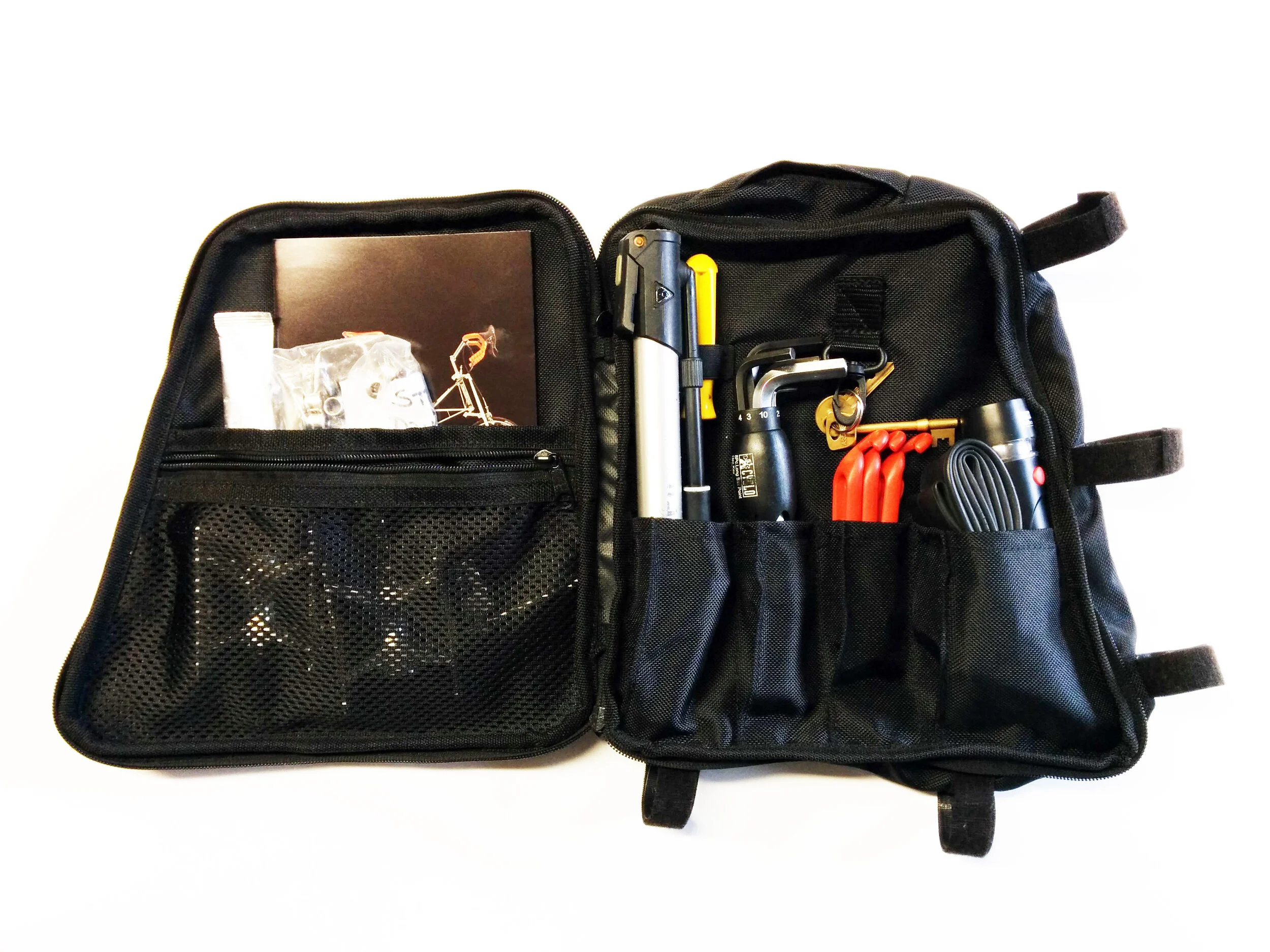 Moulton Bicycles 純正DAYバッグ 未使用！ Rear+day+bag+mesh+pockets.jpg?